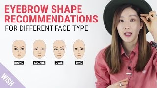 Perfect Eyebrow Shapes for Your Face  Wishtrend TV [upl. by Waldo288]