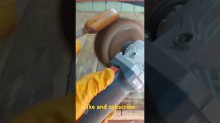 Angle grinder hack You dont need a polishin machine anymore anglegrinder hack polishing [upl. by Anelas]