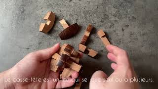 Solution casse tête en bois  CT0001 [upl. by Ellemrac]