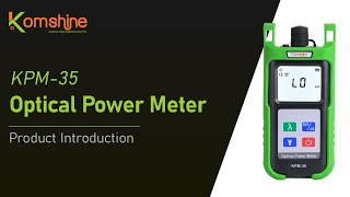 KPM35 optical power meter amp KLS35 optical light soure appearance display and use [upl. by Oicor216]