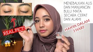 CARA MENEBALKAN ALIS DAN BULU MATA SECARA ALAMI DAN CEPAT😱✨ [upl. by Zosema]