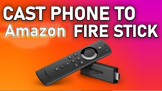 Amazon Fire TV Stick How to cast your phone to your Amazon Fire TV Stick by Mirroring [upl. by Cobbie]