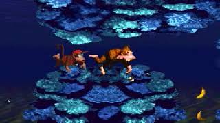 Donkey Kong Country SNES World 44Gorilla GlacierCroctopus Chase [upl. by Ycaj]