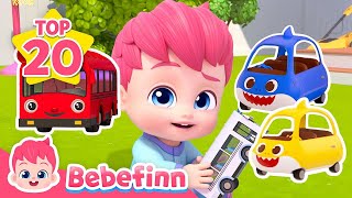 TOP 20 Spring Songs for Kids  Bebefinn Nursery Rhymes more  Baby Car Morning Song Baby Shark [upl. by Eema]