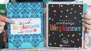 Erin Condren Lets Talk Life Planners Inside the 201415 Planner [upl. by Nnyleahs]