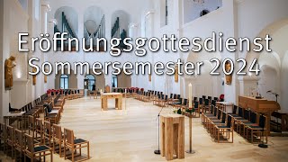 Eröffnungsgottesdienst SS 2024  KatholischTheologische Fakultät Würzburg [upl. by Adnwahsal]