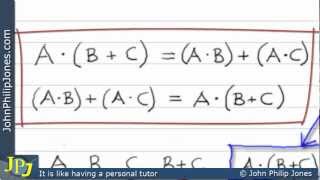 Boolean Distributive Law 3 of 5 [upl. by Dumond]