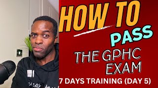 HOW TO PASS THE GPHC ASSESSMENT STEP BY STEP 7 Day Training Day 5 [upl. by Akemet]