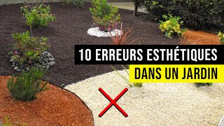 Aménager son Jardin  10 ERREURS Esthétiques à FUIR  ❌ [upl. by Leziar]