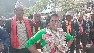 Bhaira bahadur rokaya vs Sarita shahi dammi new deuda khel [upl. by Araccot44]