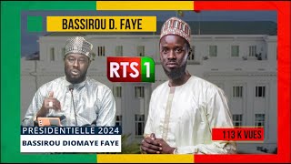 2EME SONDAGE RTS DONNE TEMPS DANTENNE A COALISION DIOMAYE 2024 FAYE [upl. by Ymmot661]