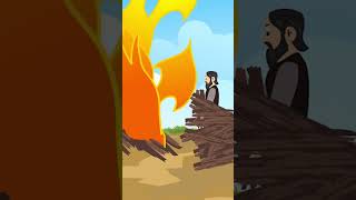 Prophet Ibrahim AS and the Fire  Prophet Stories In English shorts islamicvideo quranstories [upl. by Raimes707]