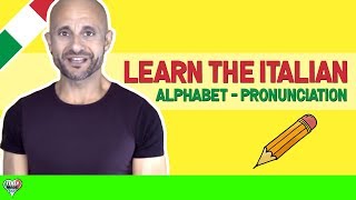 Learn the Italian Alphabet letters and sounds Italian Pronunciation 33 [upl. by Niwrehs]