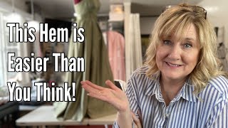 ￼How to Hem a Bagged Hem Enclosed Hem Prom Gown Formalwear Sewing Techniques Wedding Gown [upl. by Mistrot625]