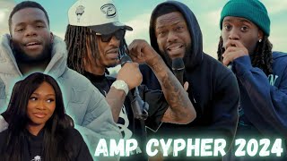 AMP FRESHMAN CYPHER 2024 REACTION  Better Than XXL Freshman 2024 [upl. by Zink787]