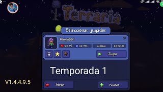 Terraria 14 capitulo 2 minando en busca de recursos y avanzando la casa [upl. by Kliber]