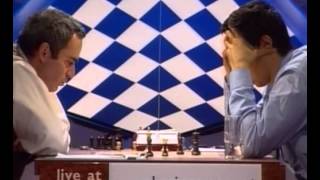 Kasparov Kramnik Match 112 World Chess Championship 2000 live [upl. by Soulier927]