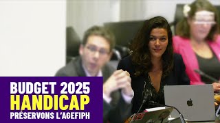 Intervention en Commission sur lAGEFIPH [upl. by Kaleb]