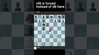 Italian Belloni Trap chess quickchess chessopening chessstrategyforbeginners [upl. by Gensmer]