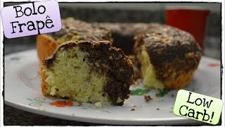 Bolo Frapê Low Carb  Fofinho fácil e delicioso Perfeito para Diabéticos comerem à Vontade [upl. by Aniad]