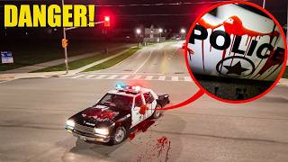 IF YOU SEE BLOOD ON A POLICE CAR CALL FOR HELP someone is in TROUBLE [upl. by Nelo]