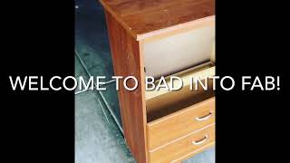 DIY Dresser into Chic Bar Bad into Fab [upl. by Idnac]