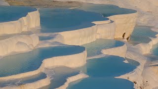 The Geologic Oddity in Turkey Pamukkale Hot Springs [upl. by Tessie]