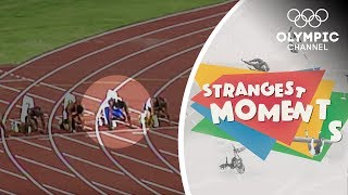 False starts and missed starts at the Olympics  Strangest Moments [upl. by Evangelina101]