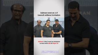 Salman bina bulaye kyo gaye salmankhan rajnikanth [upl. by Weidar]