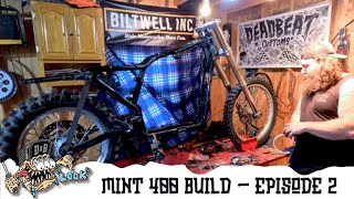 Pat Duddys Mint 400 Sportster Build  Episode 2 [upl. by Nosnej207]