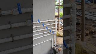 💥Systematically laid 3floor Houses sanitary lines plumbing construction constructionworkcivil [upl. by Hook]