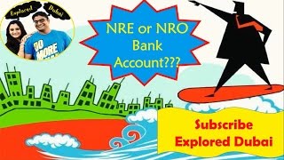 NRE and NRO Bank Account [upl. by Nedearb]