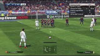 PES 2015 Demo PS4 Gameplay  FC Barcelona Vs Real Madrid [upl. by Ailegna]