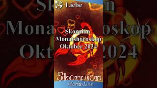 Skorpion LIEBE ❤️ Horoskop Oktober 2024 [upl. by Ailekahs]