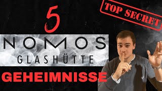 Nomos Glashütte 5 Geheimnisse hinter der Uhrenmarke [upl. by Gipsy404]