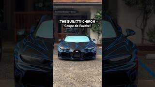 300K paint on this unique Bugatti Chiron Super Sport ‘Coupe de Foudre’ 💙 [upl. by Rosenkrantz959]