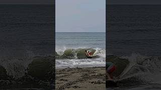 Shorebreaker… on a skimboard [upl. by Annairt]