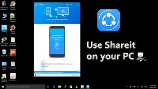 How to use Shareit on Pc latest Version 340 [upl. by Crin]