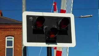 Level Crossing  Serpentine Avenue Dublin [upl. by Ahsikad]