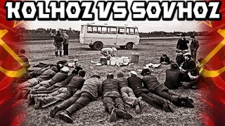 Soviet Collective Farming The Difference Between Kolkhoz And Sovkhoz Explained [upl. by Yrneh]