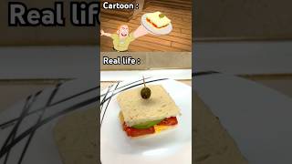 I Recreated Cartoon Food in Real Life  Sandwich From We Bare Bears [upl. by Zink]