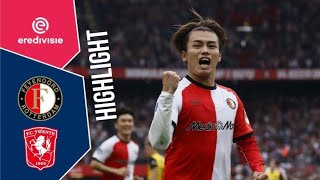 Feyenoord vs fc TwenteEredivisie 20242025 match highlight [upl. by Oalsecnew]