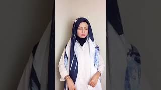 Tutorial Shawl Satin Printed [upl. by Ytsirhc]