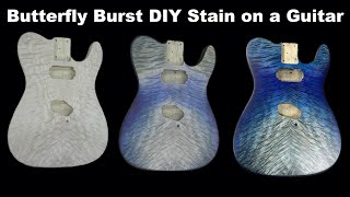 Butterfly Burst  Masterclass in Guitar Staining full 30 min Video [upl. by Enilraep]