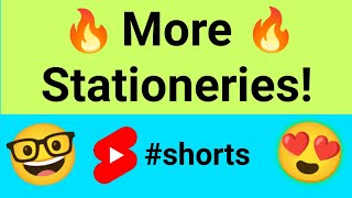 More Stationeries 🔥🔥 shorts [upl. by Miehar]