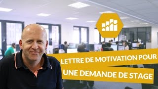 Lettre de motivation pour une demande de stage  Marketing  digiSchool [upl. by Orr]