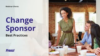 Change Sponsor Best Practices [upl. by Fuchs]