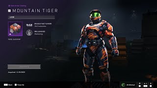 Halo Infinite Mountain Dew Rewards Tiger Coating  Visors [upl. by Tosch]