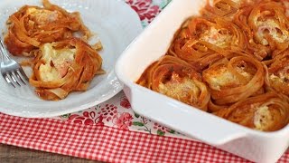 Nidi di tagliatelle al forno Ricetta semplice e veloce [upl. by Celestyn]