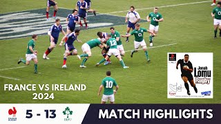 France v Ireland Highlights  2024 Six Nations [upl. by Seaddon]